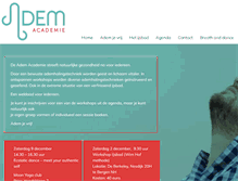 Tablet Screenshot of ademacademie.com